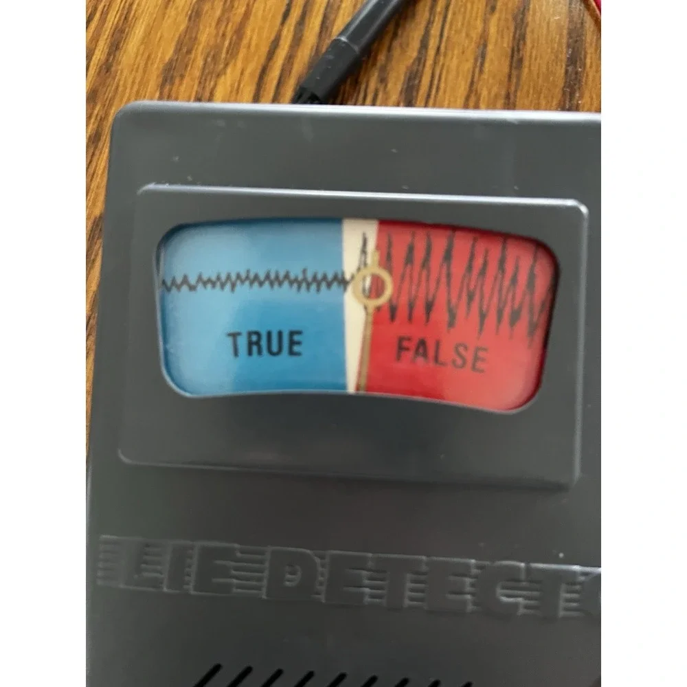 Vintage 1987 Lie Detector Official Pressman Interrogation Box Replacement‎ Piece